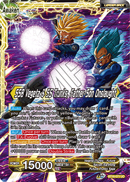 Belo Card! Detalhes do LR Vegeta Blue e Trunks Future do Tanabata