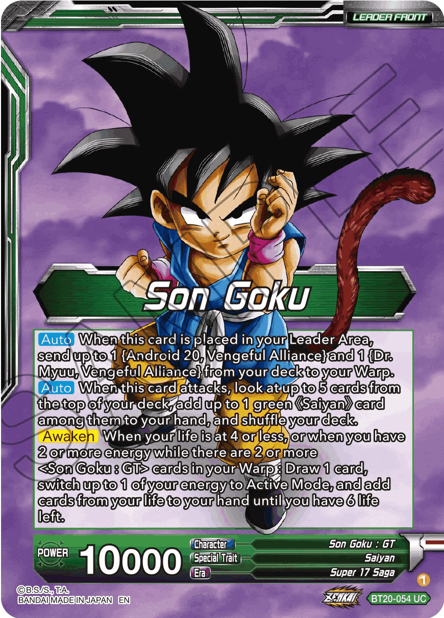 Let's GT it on! SS4 Goku and Pan are here. : r/DBS_CardGame