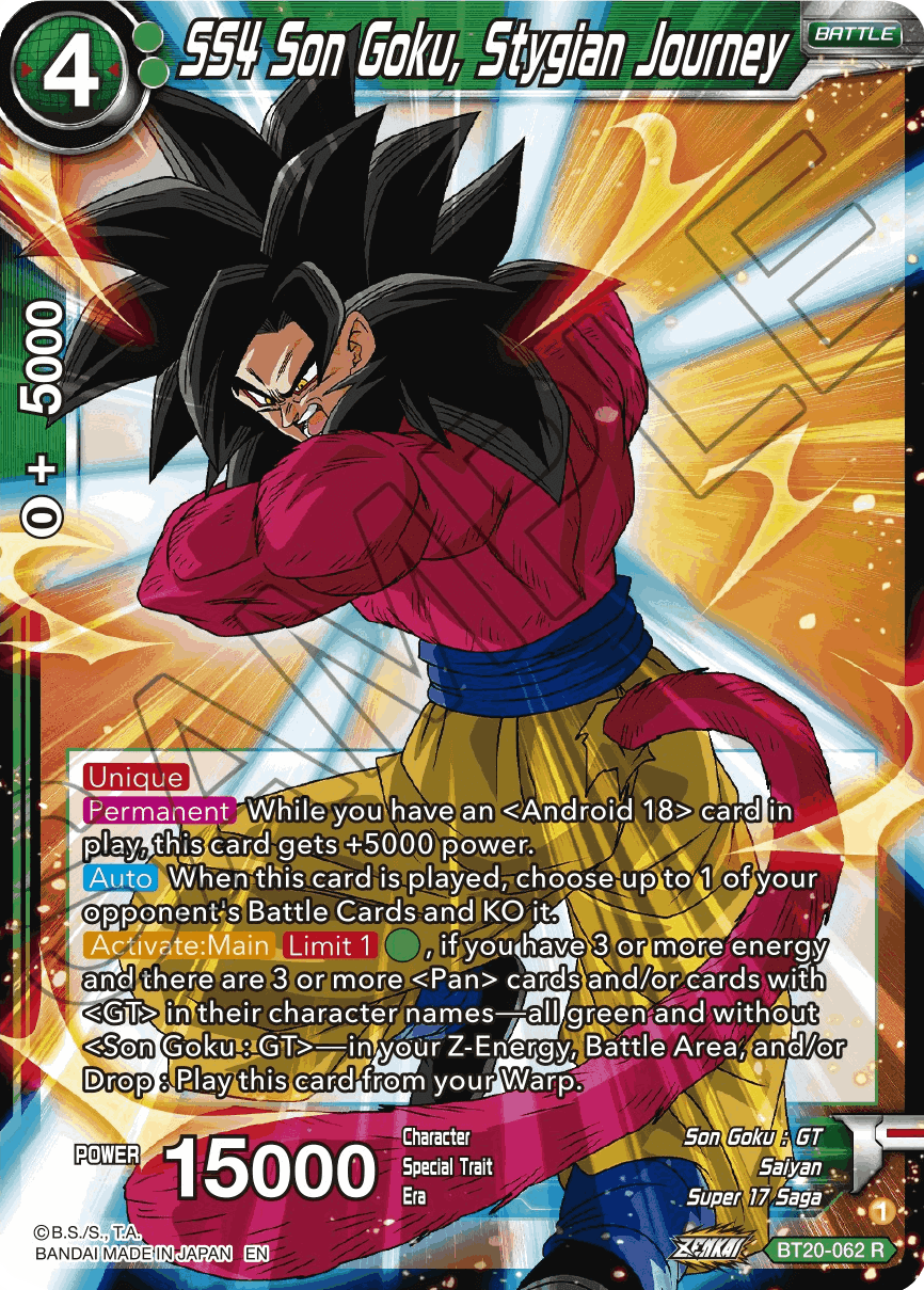 Let's GT it on! SS4 Goku and Pan are here. : r/DBS_CardGame