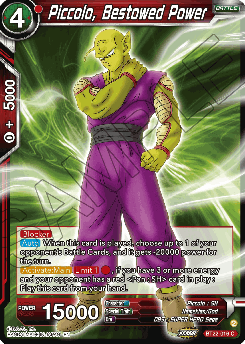 Dragon Ball Legends - Pan, Piccolo (Power Awakening) and Gohan